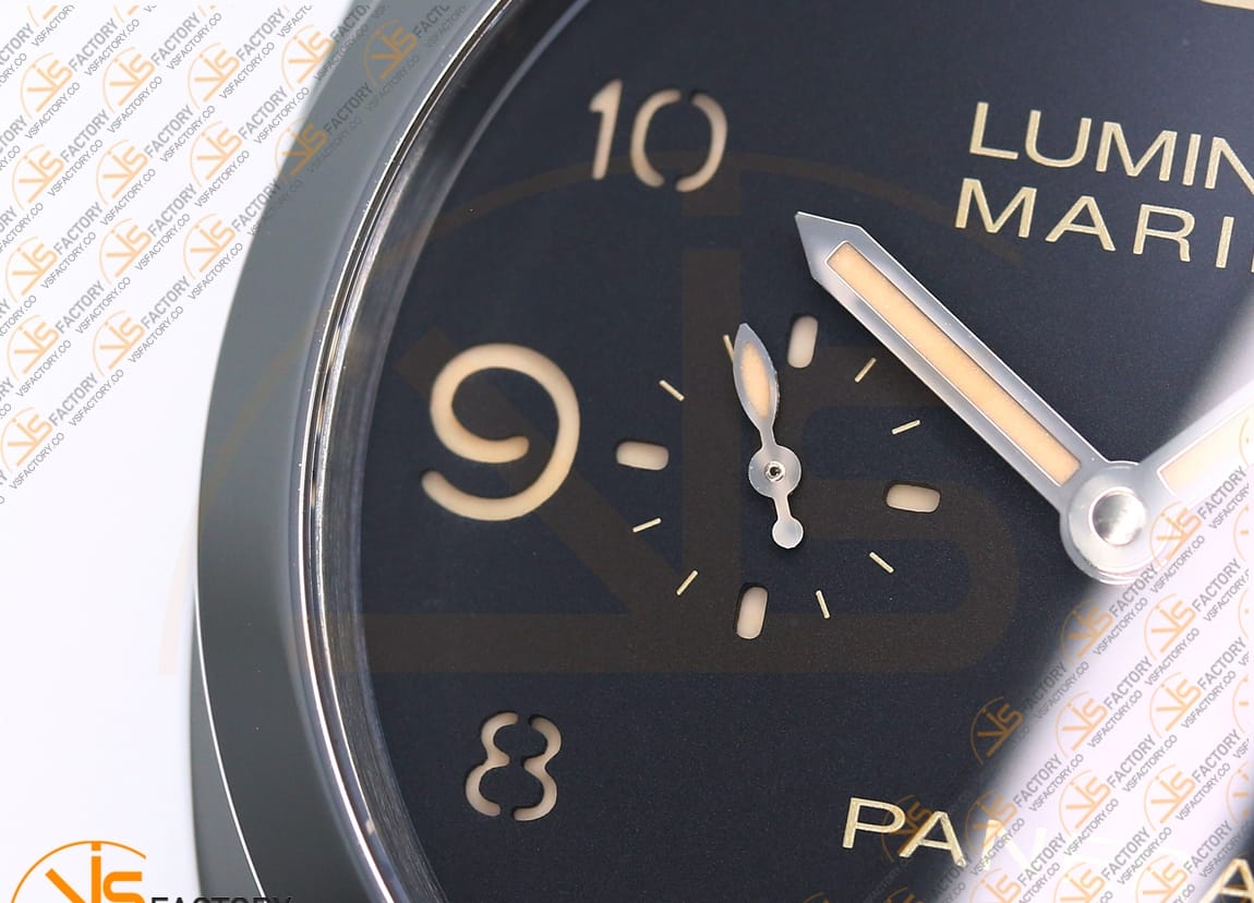 VS Factory Panerai Luminor PAM359 Black Dial 904L Steel Black Leather P.9000 Movement - 图片 8