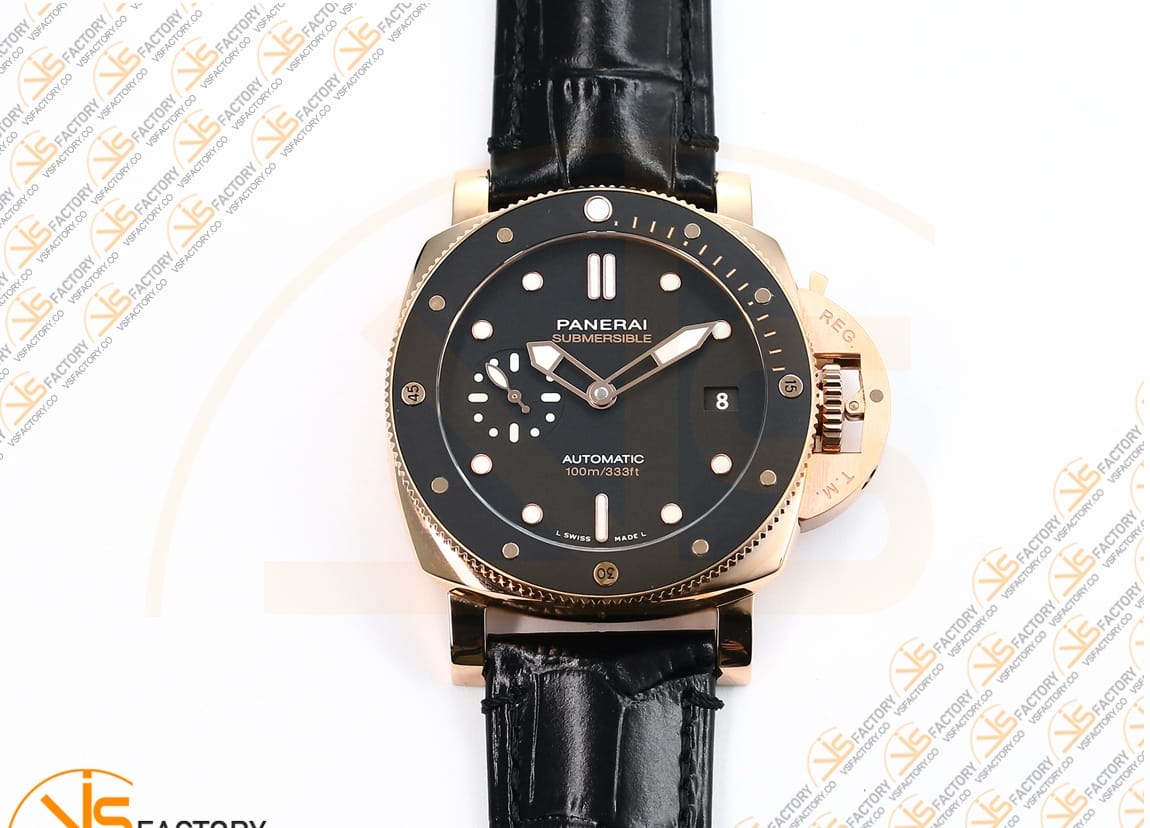 VS Factory Panerai Luminor Submersible PAM974 GoldTech Rose Gold OP XXXIV Movement - 图片 4
