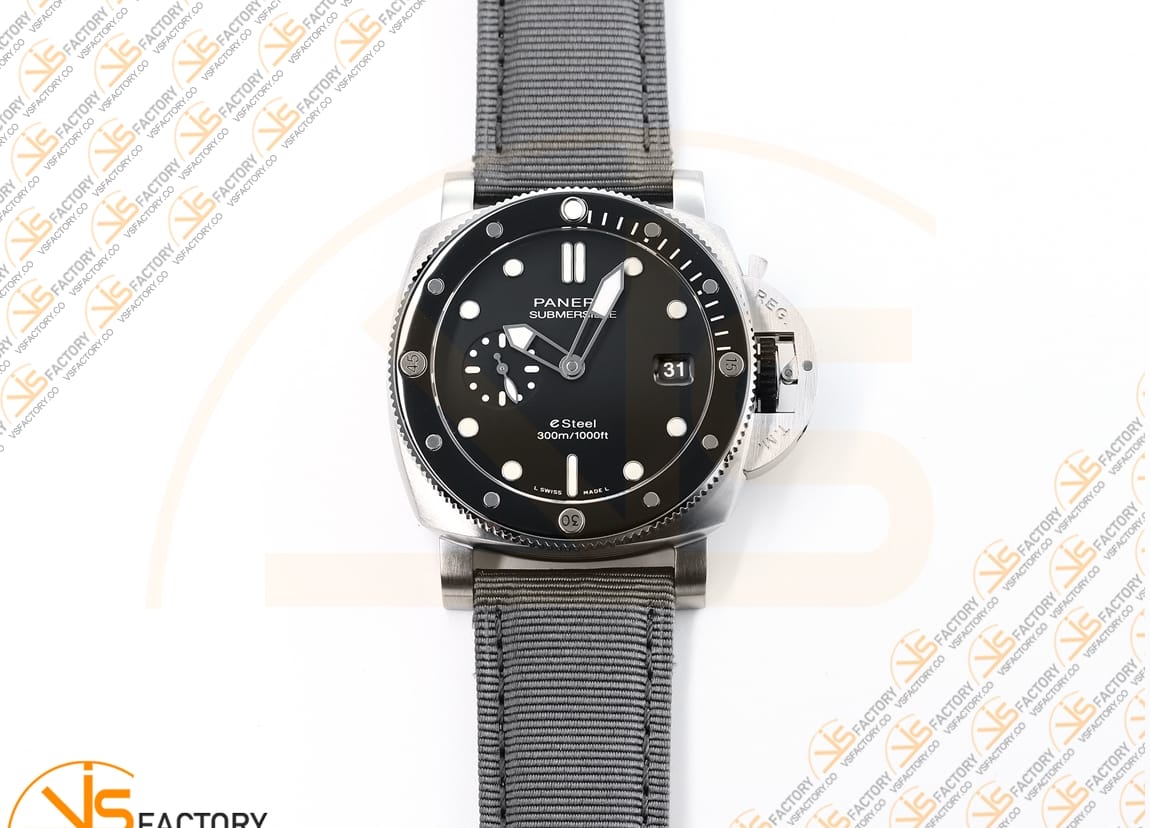 VS Factory Panerai Submersible PAM1288Y Gray Dial Steel P.900 Movement - 图片 4