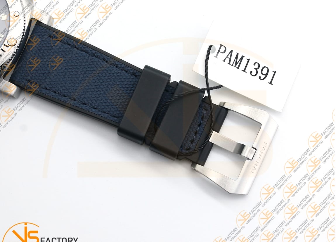 VS Factory Panerai Submersible PAM1391 Luna Rossa Blue Dial Blue Fabric Strap P.900 Movement - 图片 12