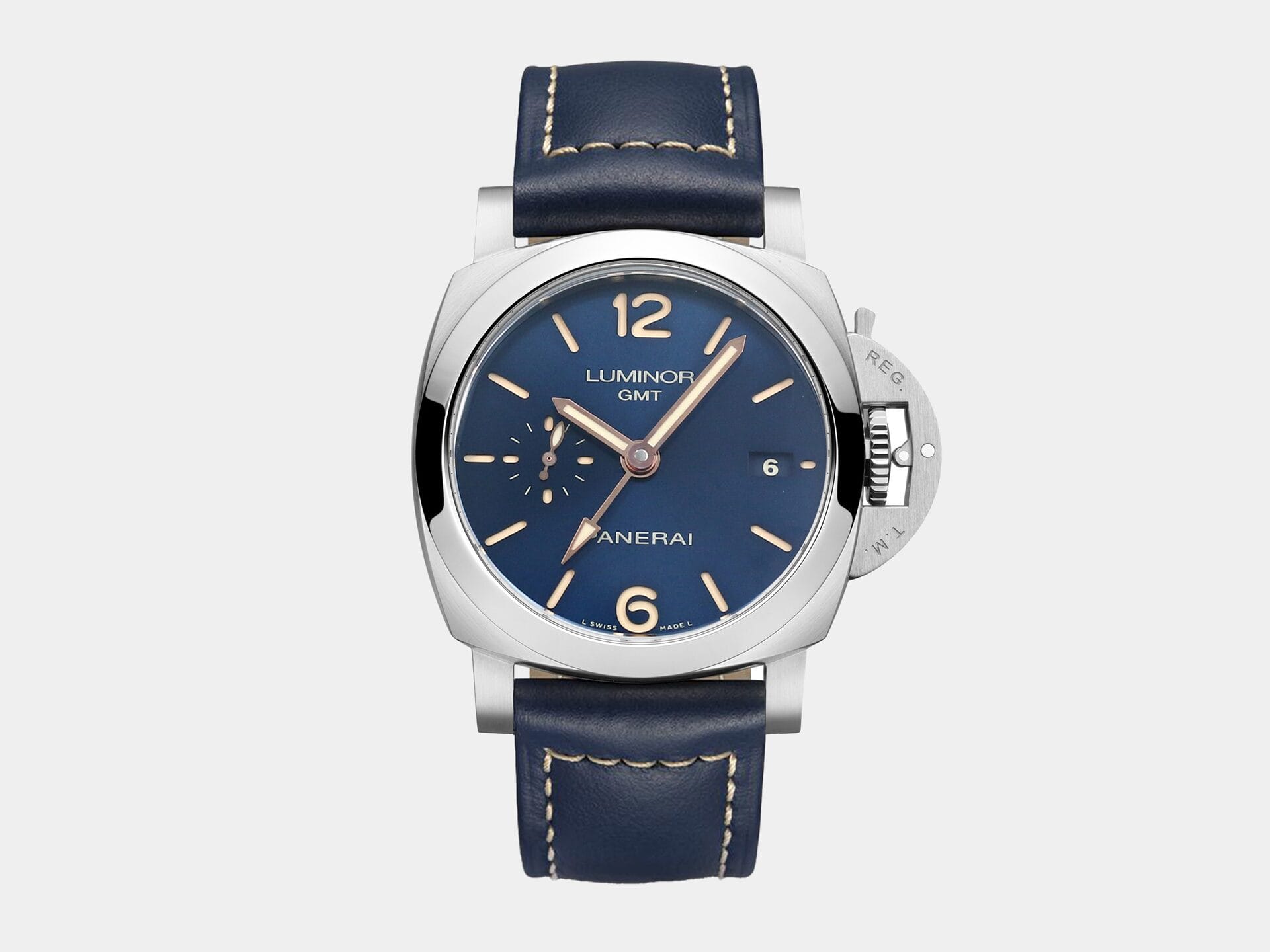 VS Factory Panerai Luminor 1950 PAM688 Blue Dial Stainless Steel Leather P.9001 Movement