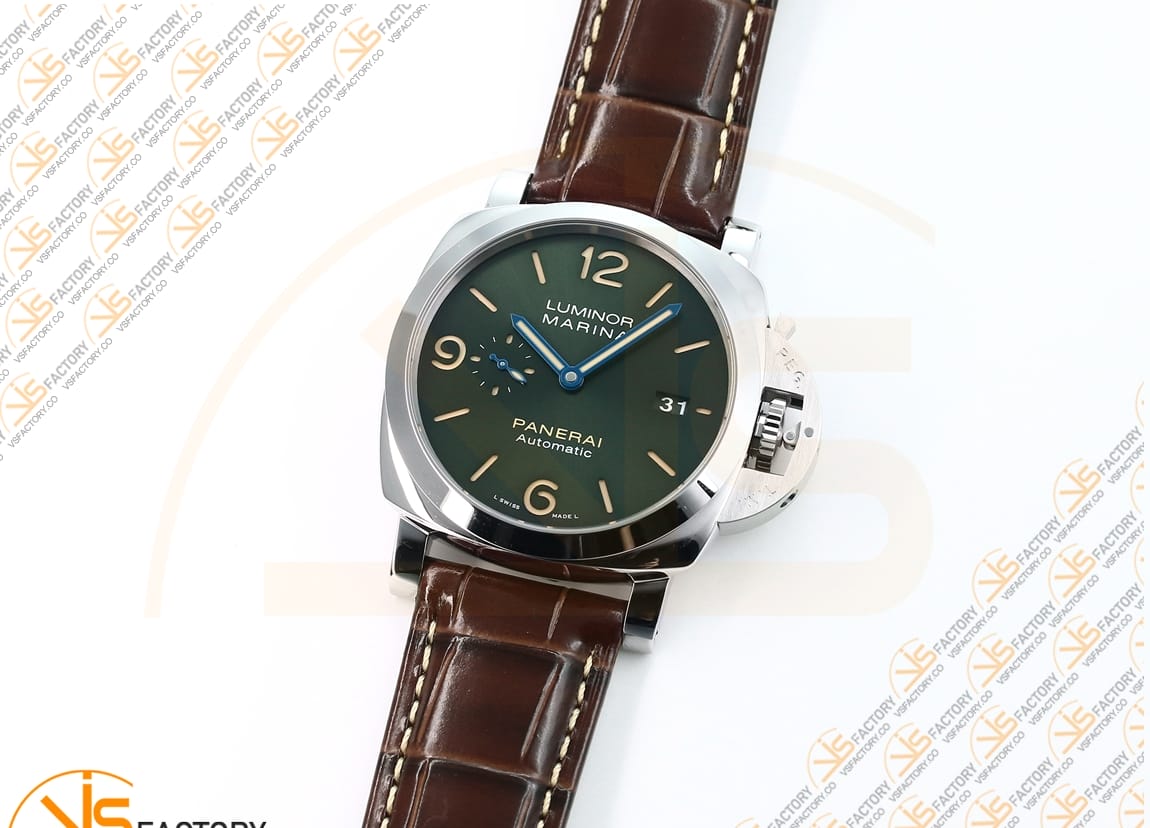 VS Factory Panerai Luminor Marina PAM1116 Green Dial Steel P.9010 Movement - 图片 5