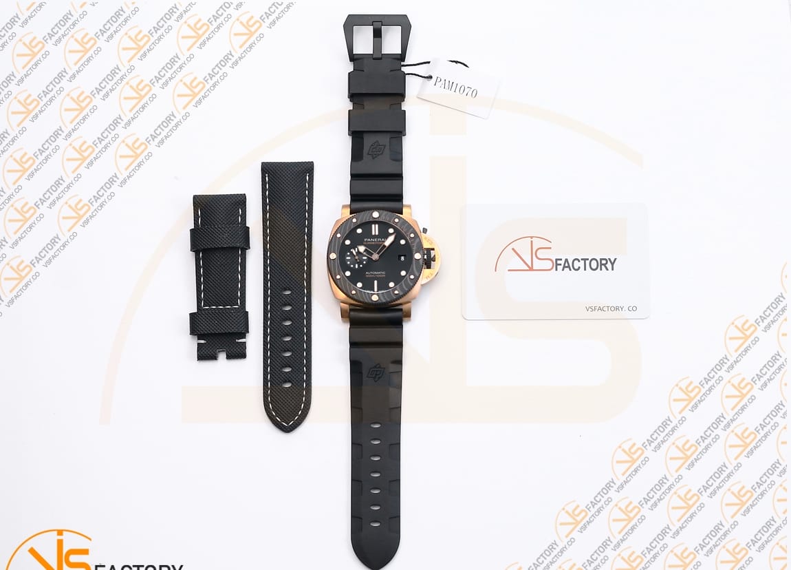 VS Factory Panerai Luminor Due PAM1070 Black Dial Steel P.900 Movement - 图片 2