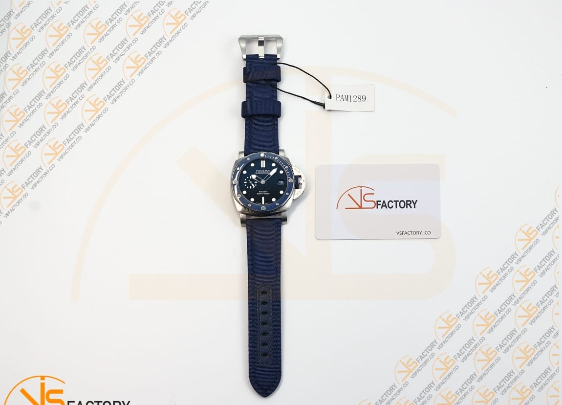 VS Factory Panerai Submersible PAM1289Y Blue Dial Steel P.900 Movement - 图片 2