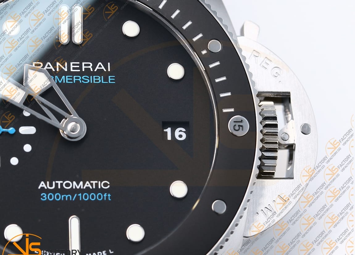 VS Factory Panerai Submersible PAM683 Black Dial Steel Asia XXXIV Movement - 图片 9