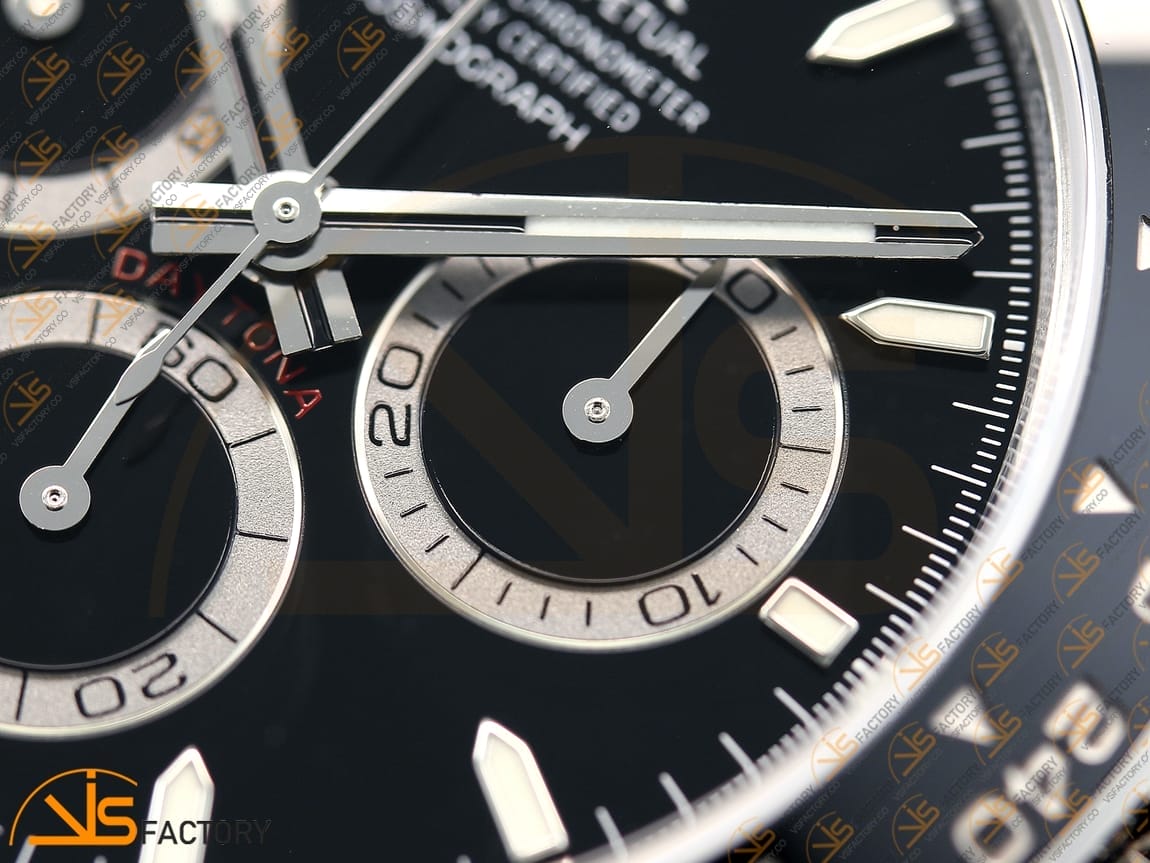 VSFactory (VSF) Rolex Daytona 126500 Black Dial – 904L Steel / DD4131 Movement - 图片 8