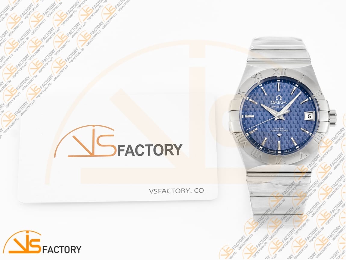 VSFactory (VSF) Omega Constellation 38mm Blue Dial Steel Asia 8500 Movement - 图片 2