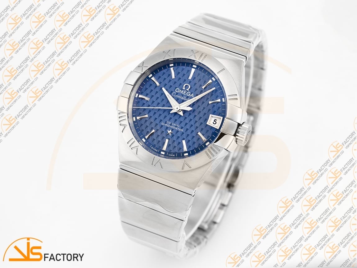 VSFactory (VSF) Omega Constellation 38mm Blue Dial Steel Asia 8500 Movement - 图片 4