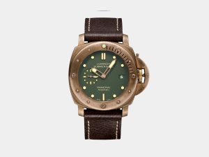 VS Factory Panerai Luminor Submersible PAM382 Green Dial Bronze P.9000 Movement