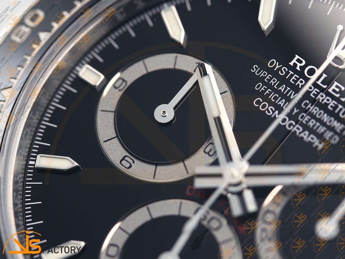 VSFactory (VSF) Rolex Daytona 126500 Black Dial – 904L Steel / DD4131 Movement - 图片 10