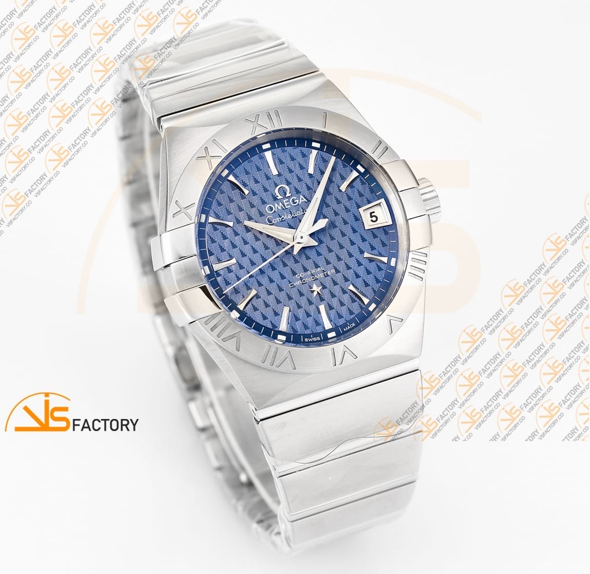 VSFactory (VSF) Omega Constellation 38mm Blue Dial Steel Asia 8500 Movement - 图片 5