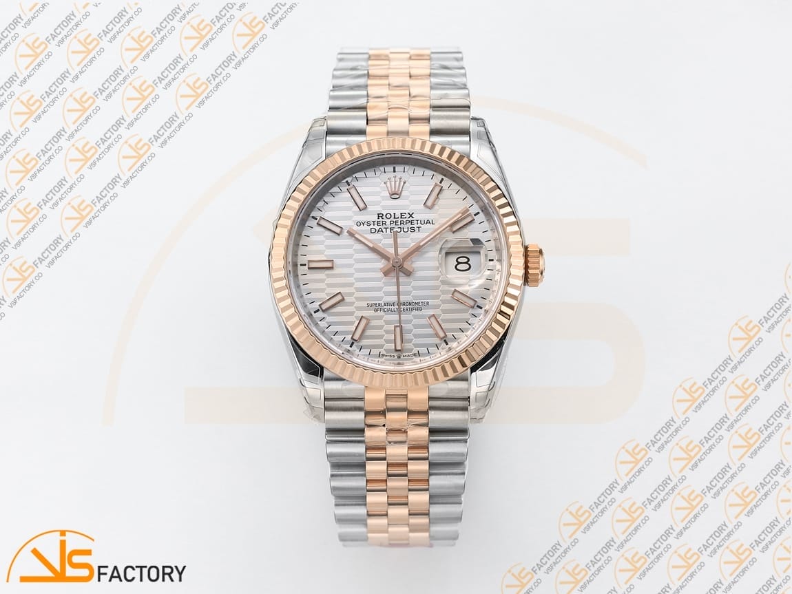 VSFactory (VSF) Rolex Datejust 41 126331 Silver Textured Dial – 904L Steel / VS3235 Movement - 图片 3