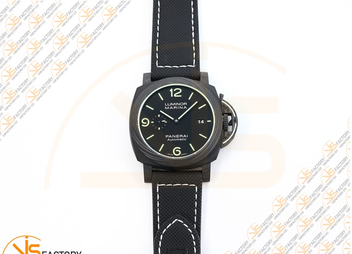 VS Factory Panerai Luminor Marina PAM1118 Blue Dial Forged Carbon P.9010 Movement - 图片 4