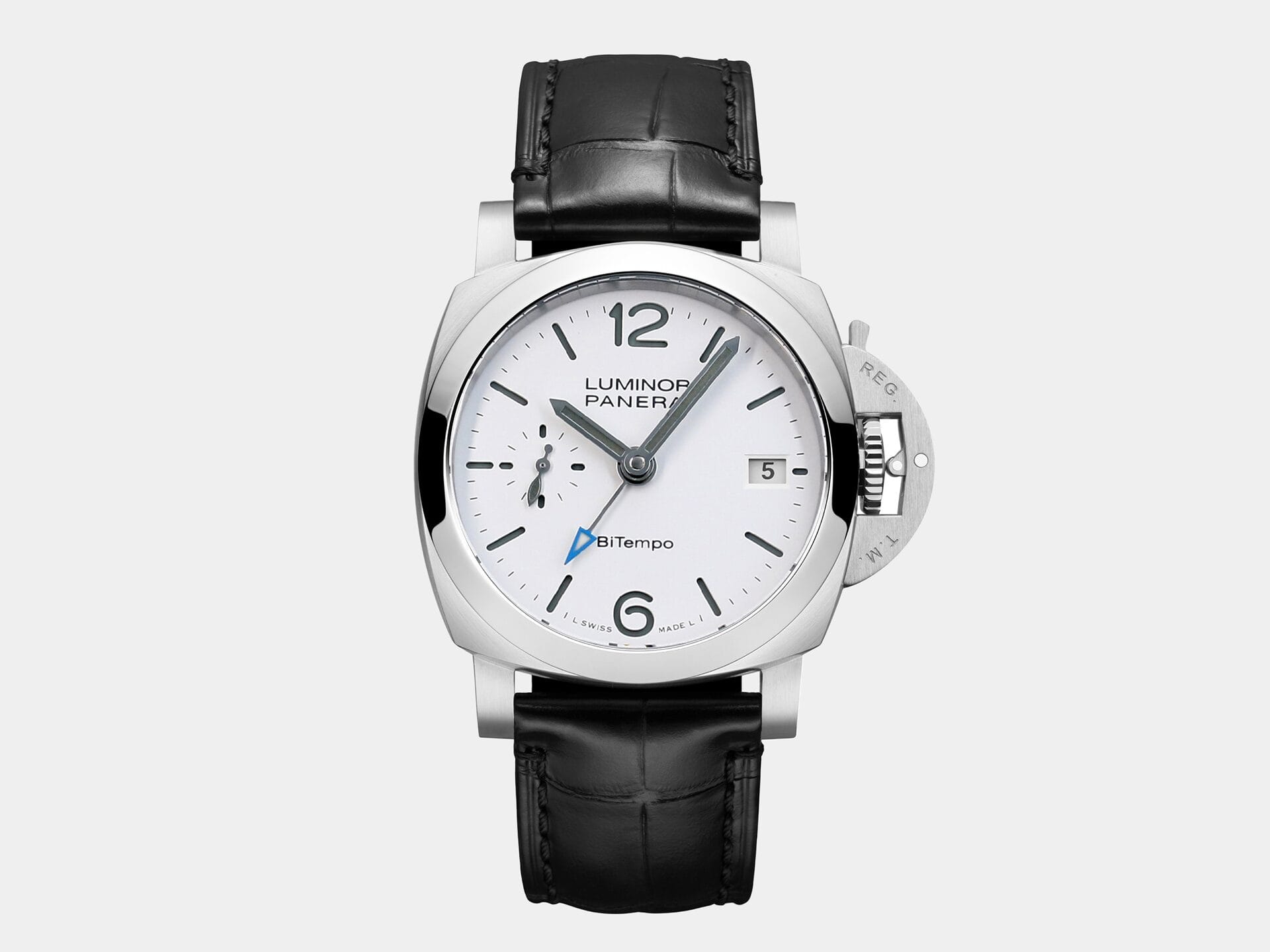 VS Factory Panerai Luminor Quaranta BiTempo PAM1367 White Dial Stainless Steel P.900 Movement