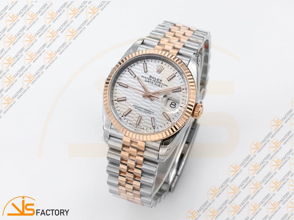 VSFactory (VSF) Rolex Datejust 41 126331 Silver Textured Dial – 904L Steel / VS3235 Movement - 图片 4