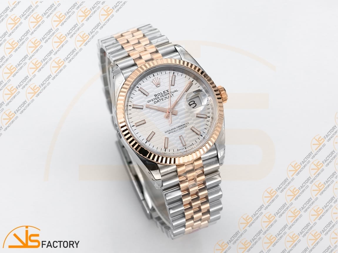 VSFactory (VSF) Rolex Datejust 41 126331 Silver Textured Dial – 904L Steel / VS3235 Movement - 图片 5