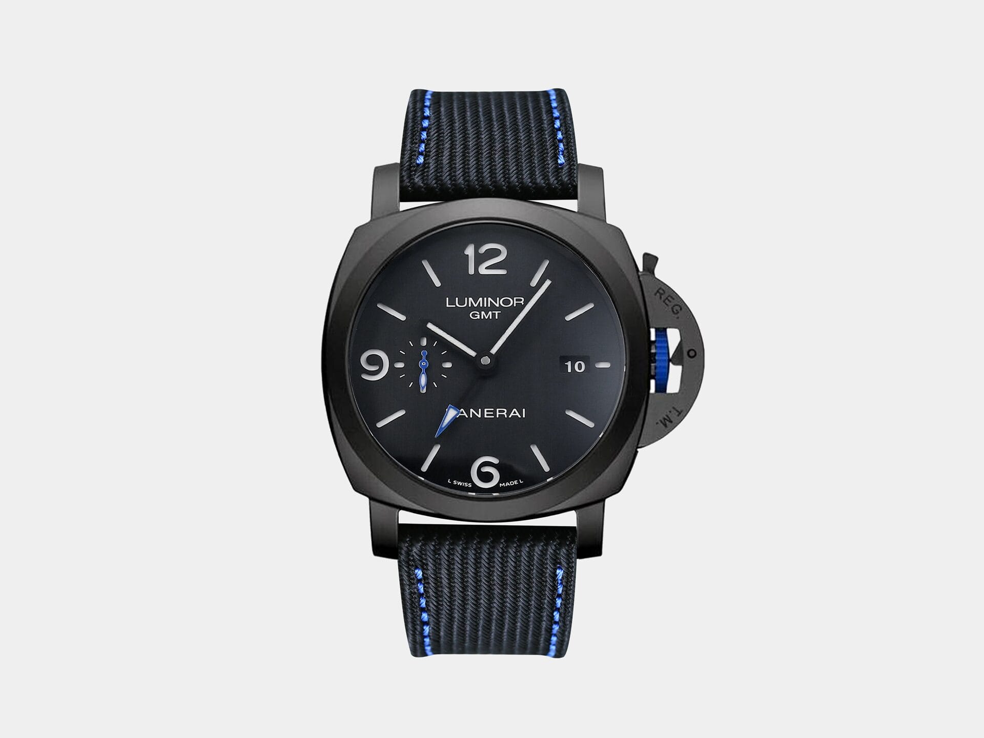 VS Factory Panerai Luminor GMT PAM1176 Blue Dial Ceramic P.9010 Movement