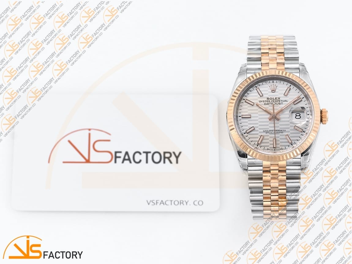 VSFactory (VSF) Rolex Datejust 41 126331 Silver Textured Dial – 904L Steel / VS3235 Movement - 图片 2