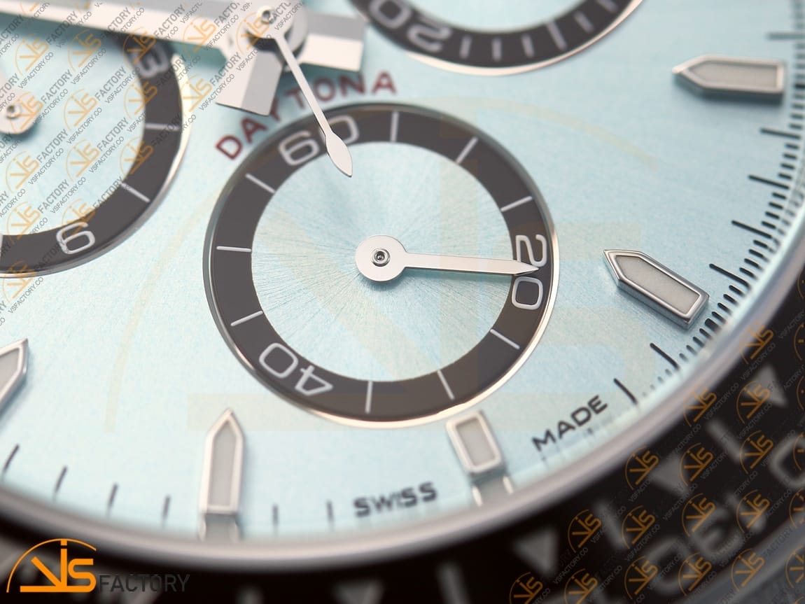 VSFactory (VSF) Rolex Daytona 126506 Ice Blue Dial – 904L Steel / VS4131 Movement(Weighted) - 图片 8