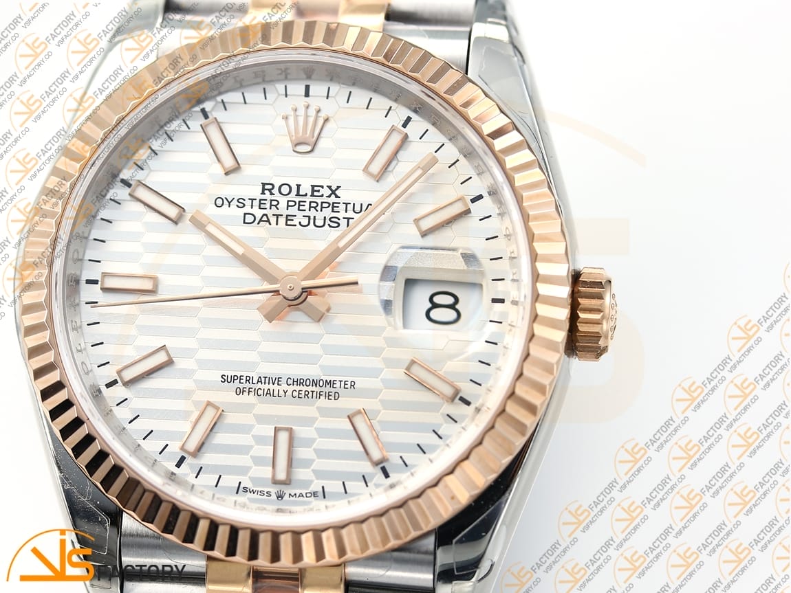 VSFactory (VSF) Rolex Datejust 41 126331 Silver Textured Dial – 904L Steel / VS3235 Movement - 图片 8