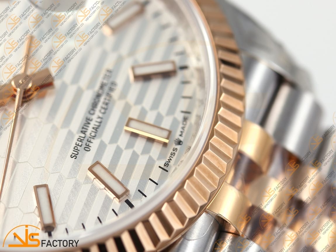 VSFactory (VSF) Rolex Datejust 41 126331 Silver Textured Dial – 904L Steel / VS3235 Movement - 图片 7