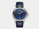VSFactory Panerai Luminor Due PAM1274 Blue Dial Steel Leather P.900 Movement
