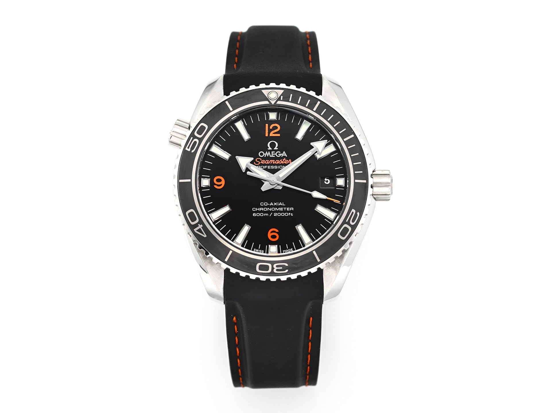 VSFactory (VSF) Omega Planet Ocean 42mm Ceramic Bezel Orange Markers A8500 Movement