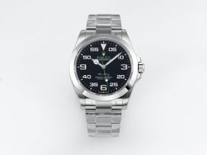 VSFactory (VSF) Rolex Air-King 126900 Black Dial 904L Steel SS Bracelet VS3230 Movement