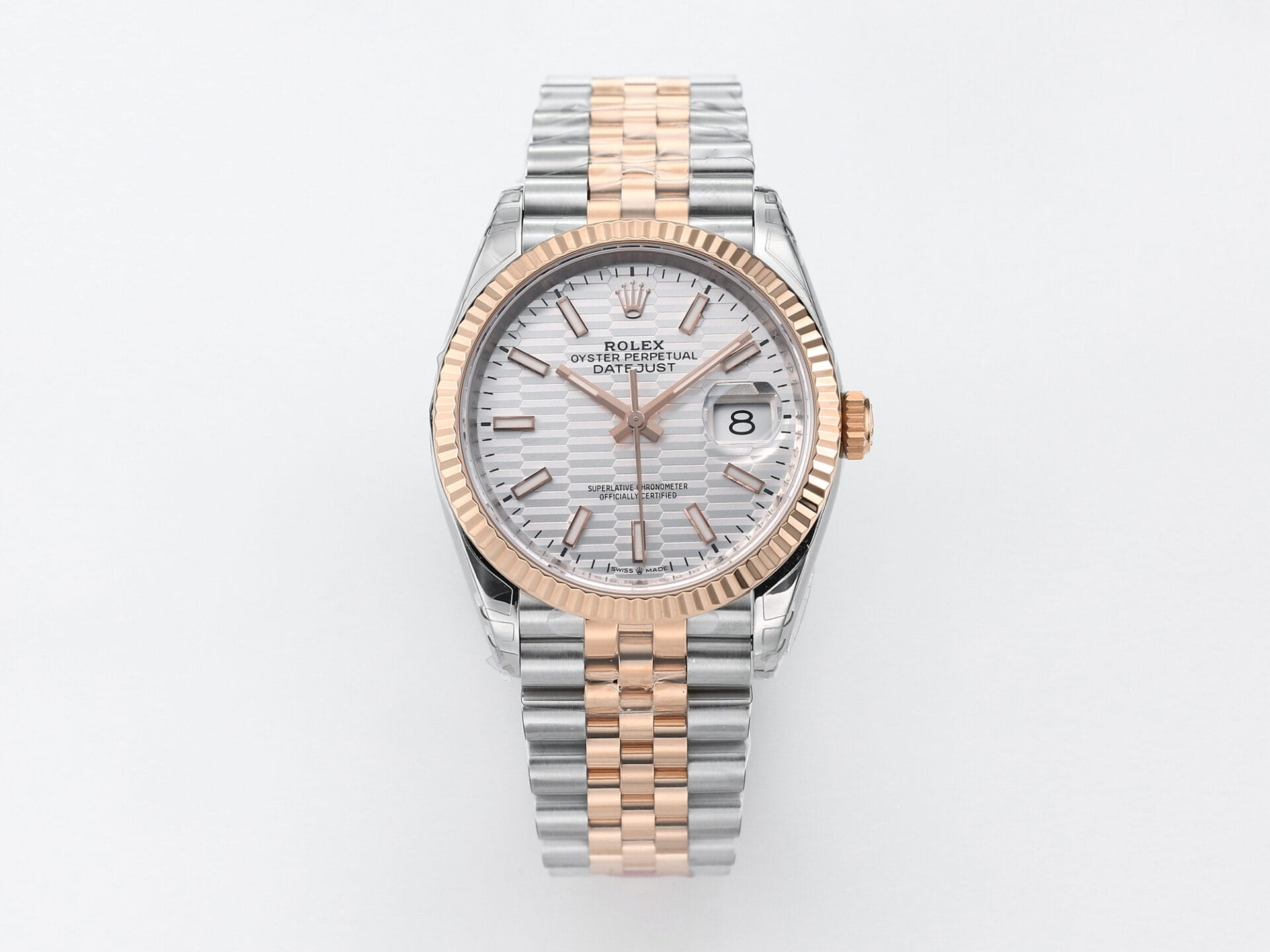 VSFactory (VSF) Rolex Datejust 41 126331 Silver Textured Dial – 904L Steel / VS3235 Movement