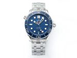 VS Factory Omega Seamaster Diver 300M Blue Ceramic Blue Dial Steel Bracelet VS8800 Movement