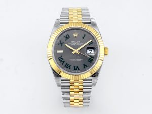 VS Factory (VSF) Rolex DateJust 41 Gray Dial 904L Steel Yellow Gold VS3235 Movement
