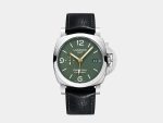 VS Factory Panerai PAM1056 Luminor GMT Green Dial Steel Case P9011 Movement