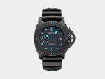 VS Factory Panerai PAM1616 Submersible Carbotech Black Dial Carbon Case P9010 Movement