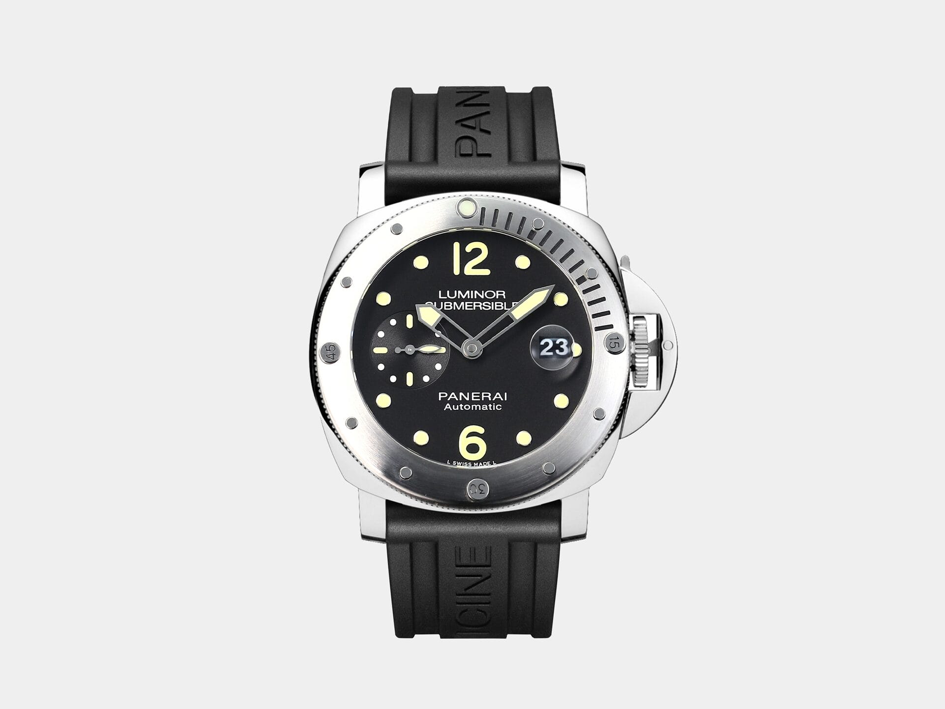 VS Factory Panerai Luminor Submersible PAM1024 Black Dial Steel Rubber P.900 Movement