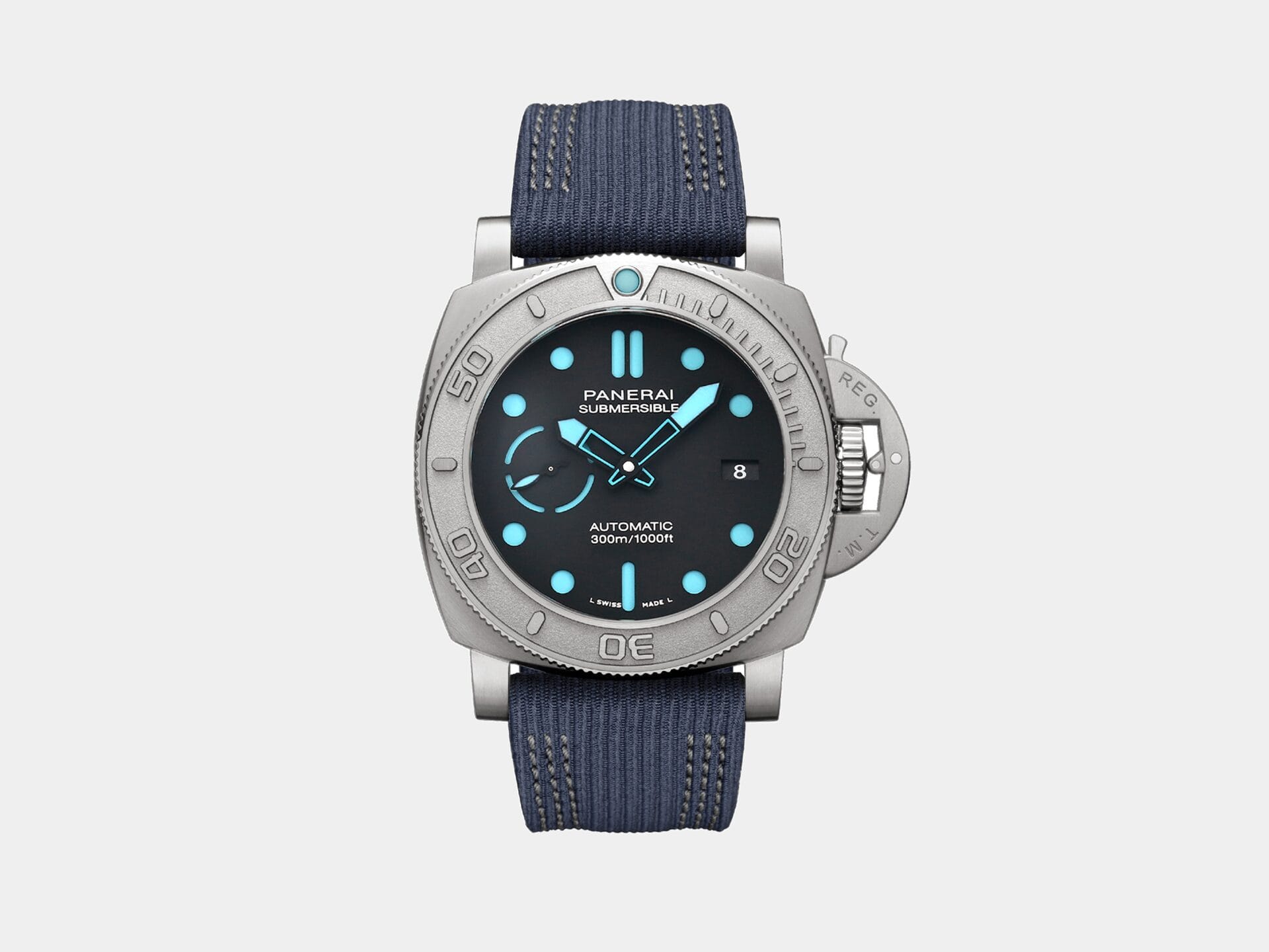 VS Factory Panerai Submersible Mike Horn PAM985 Blue Dial Titanium P.9010 Movement