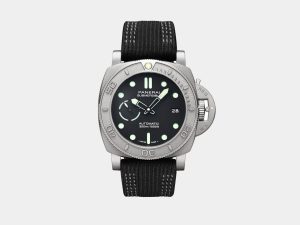 VS Factory Panerai Submersible PAM984 Mike Horn Black Dial Titanium P.9010 Movement