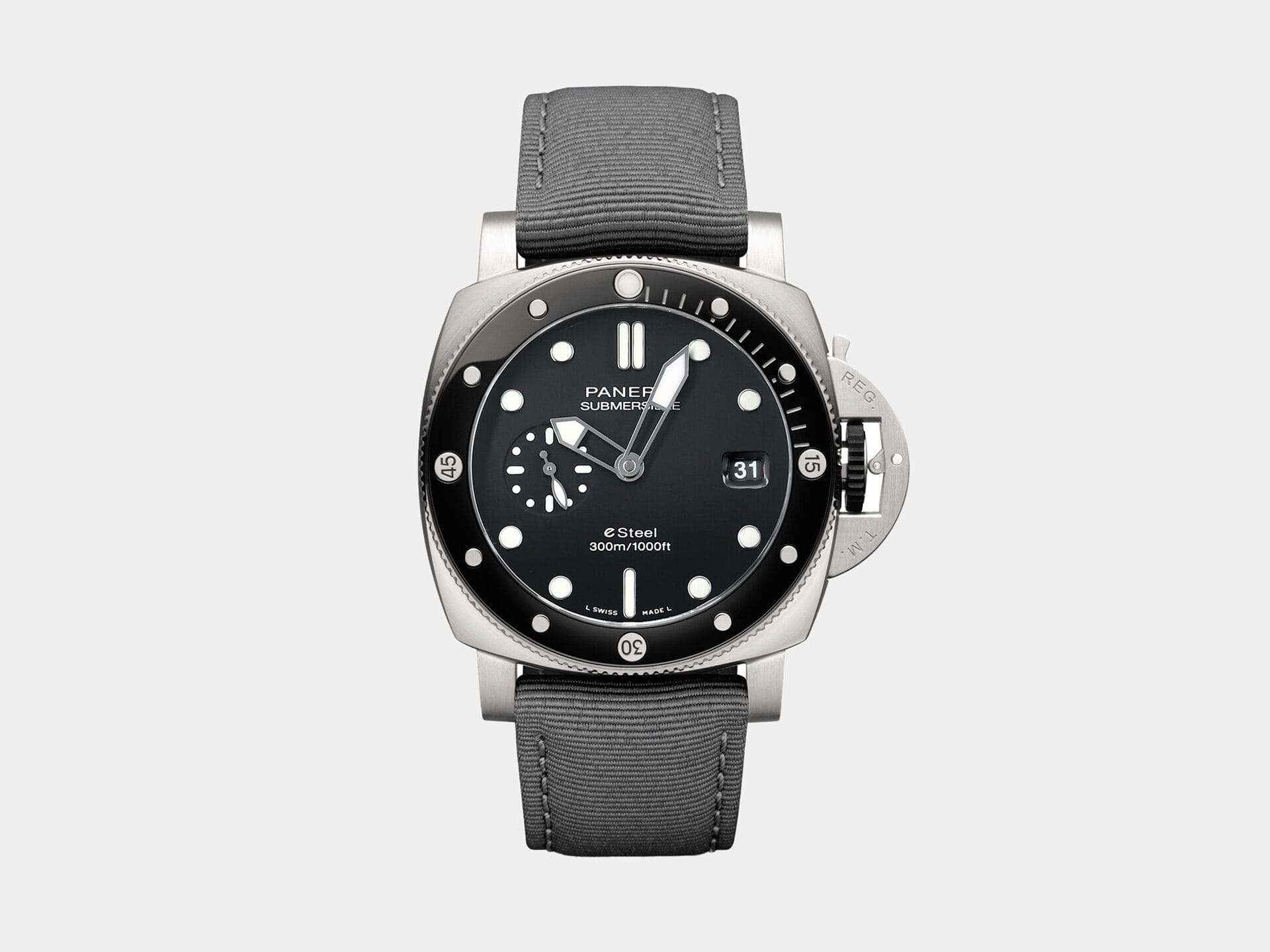 VS Factory Panerai Submersible PAM1288Y Gray Dial Steel P.900 Movement