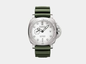 VS Factory Panerai Submersible QuarantaQuattro PAM1226 White Dial Steel Rubber Strap P.9010 Movement