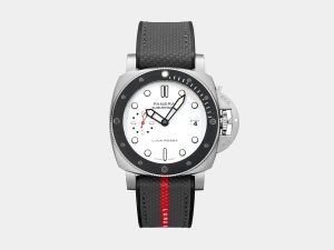 VS Factory Panerai Submersible PAM1579 Luna Rossa Black Dial Gray Nylon Strap P.900 Movement