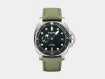 VS Factory Panerai Submersible PAM1287Y Green Dial Steel P.900 Movement