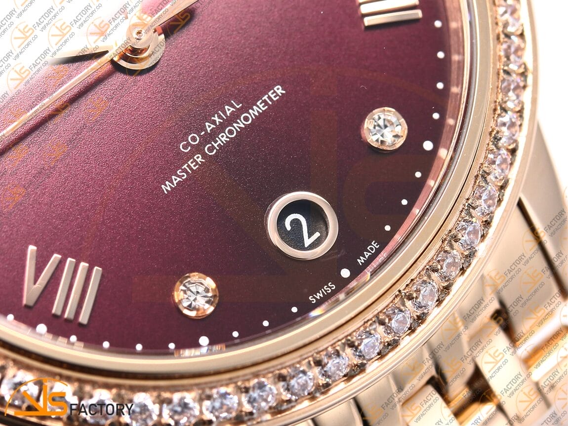 VSFactory (VSF) Omega De Ville Prestige 34mm Black Diamond Dial RG A8800 Movement - 图片 8