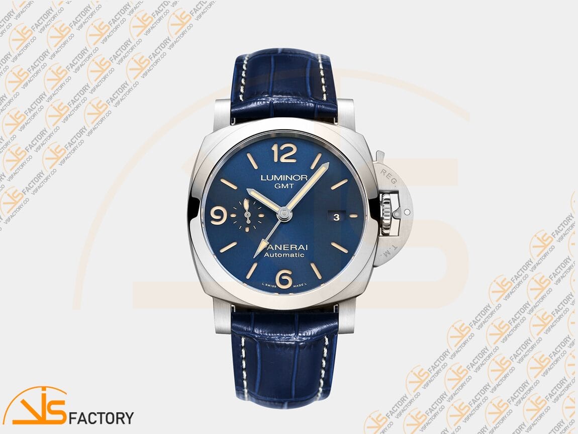 VS Factory Panerai PAM1033 Luminor GMT 44mm Steel Case P9011 Movement - 图片 3