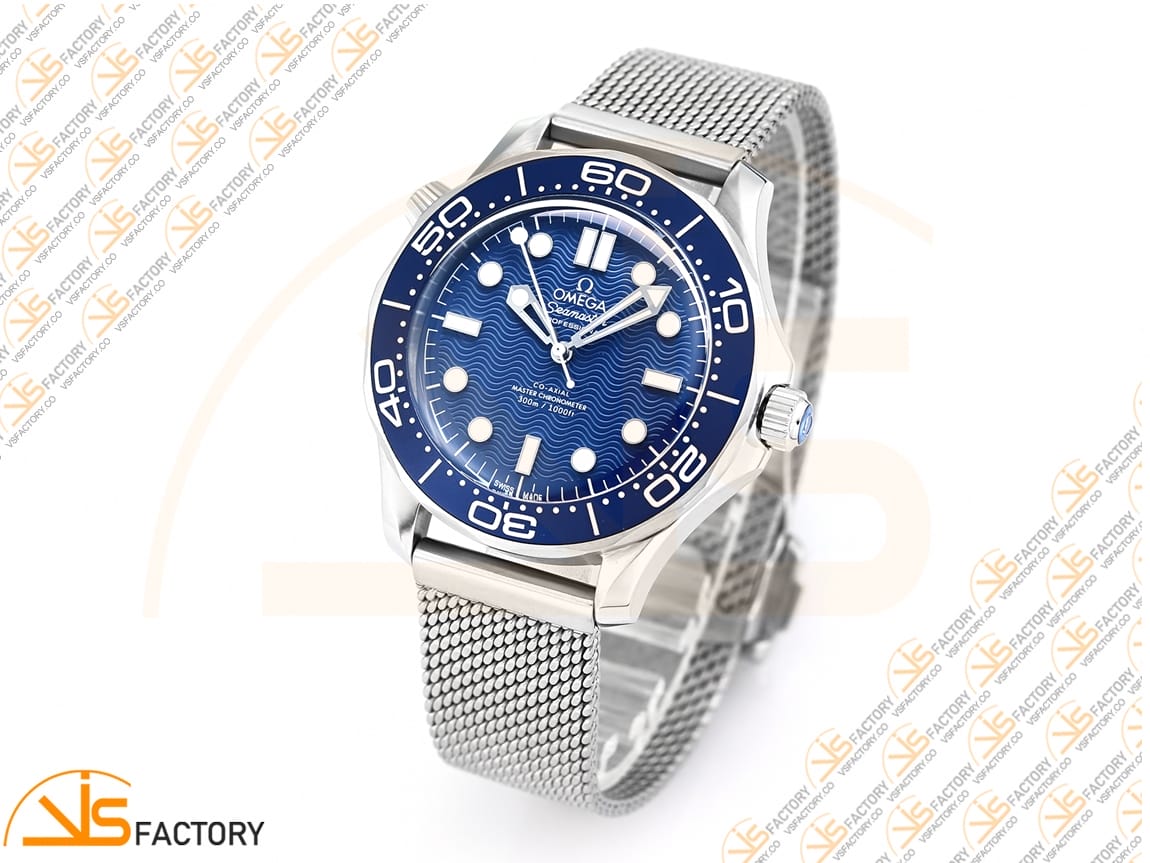 VSFactory (VSF) Omega Seamaster 300M 42mm James Bond 60th Anniversary Steel Mesh Bracelet A8806 Movement - 图片 5