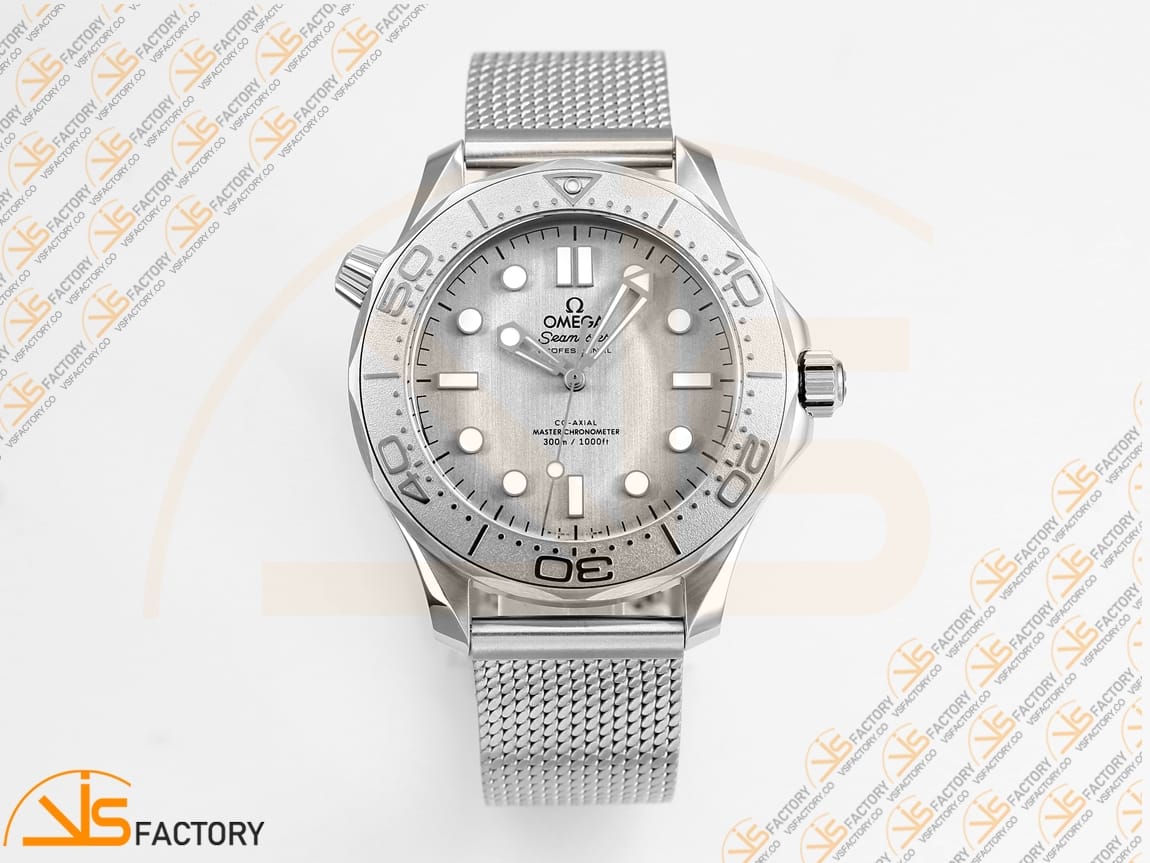 VSFactory (VSF) Omega Seamaster 300M Silver Surfer Silver Dial Steel A8806 Movement - 图片 3