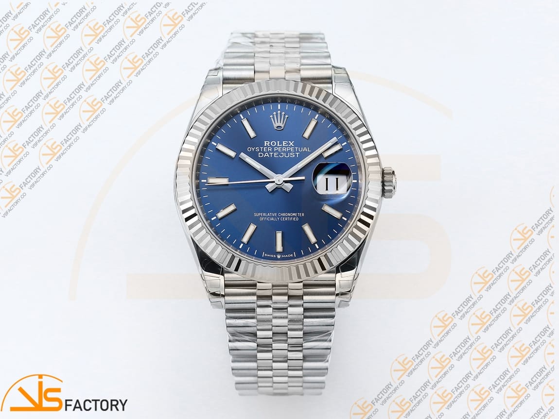 VS Factory Rolex DateJust 41 126334 Blue Dial 904L Steel VS3235 Movement - 图片 3
