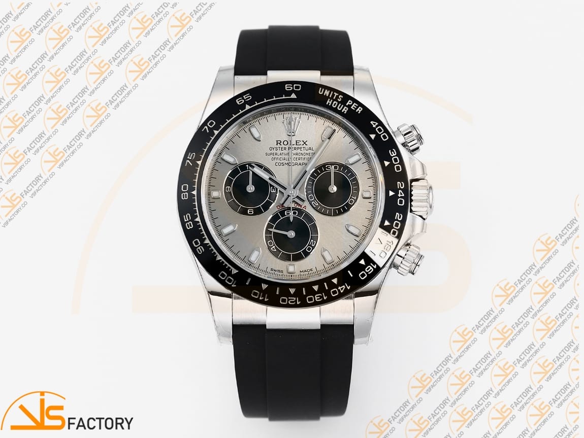 VS Factory Rolex Daytona 116519 Gray Dial 904L Steel DD4130 Movement - 图片 3