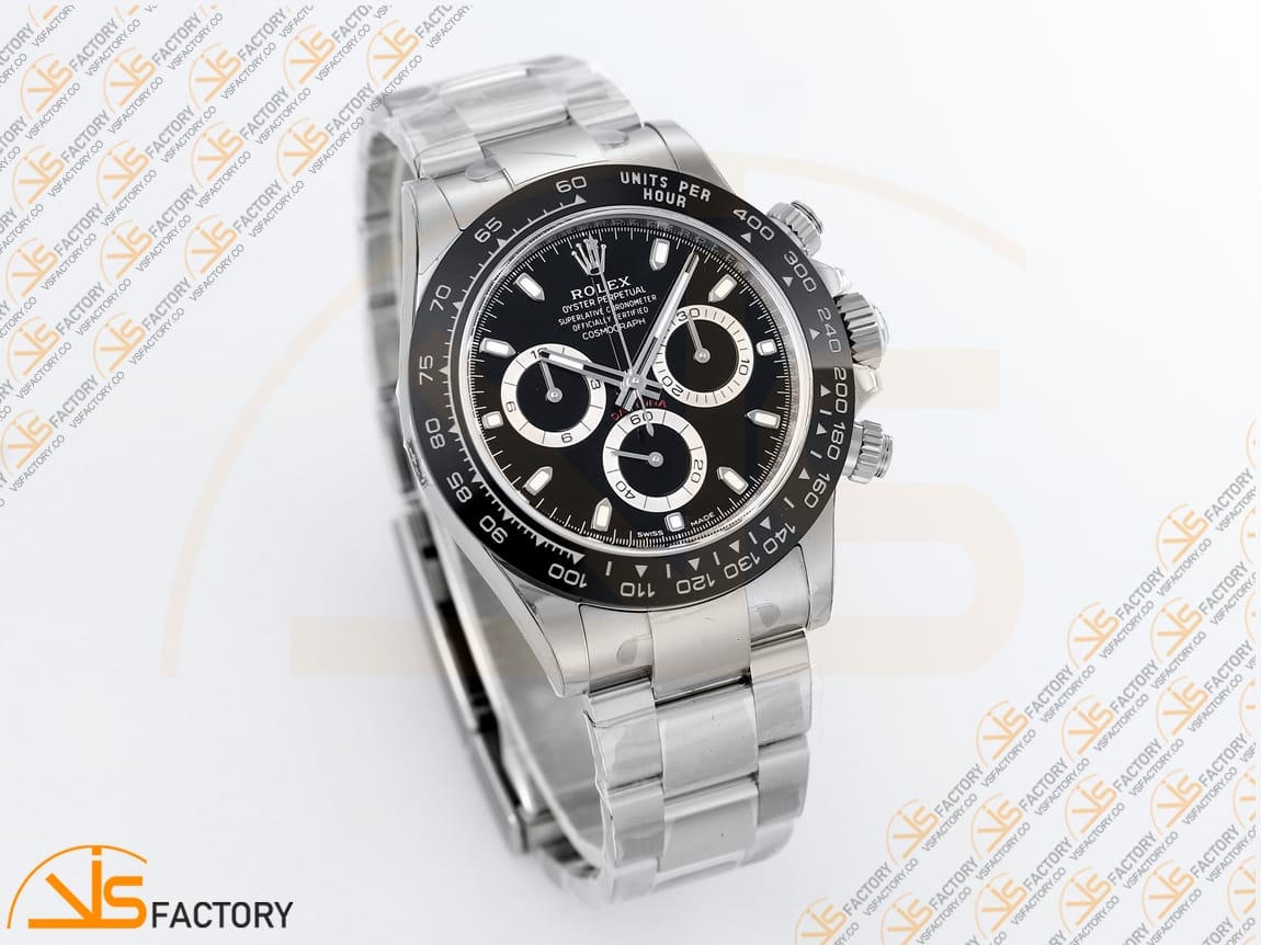 VS Factory Rolex Daytona 116500 Black Dial 904L Steel DD4130 Movement - 图片 5