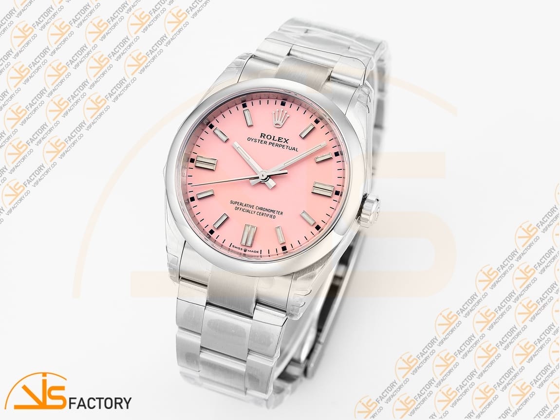 VSFactory (VSF) Rolex Oyster Perpetual 126000 Pink Dial 904L Steel VS3235 Movement - 图片 5