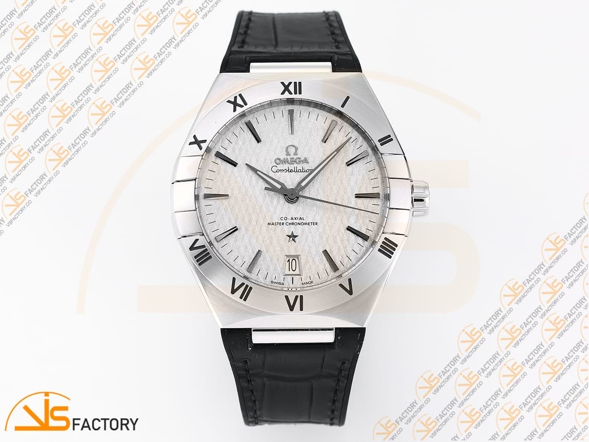 VSFactory (VSF) Omega Constellation Gray Dial Steel Black Rubber A8900 Movement - 图片 3