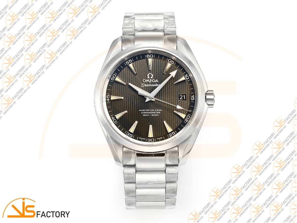VSFactory (VSF) Omega Aqua Terra 150M Gray Textured Dial Steel A8500 Movement - 图片 3